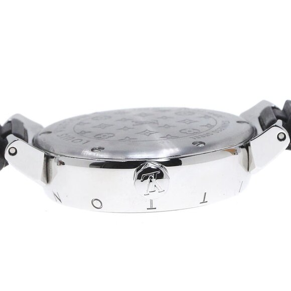 LOUIS VUITTON Tambour PM Monogram QA115 white Dial Quartz Ladies Watch_862268 - Picture 6 of 7